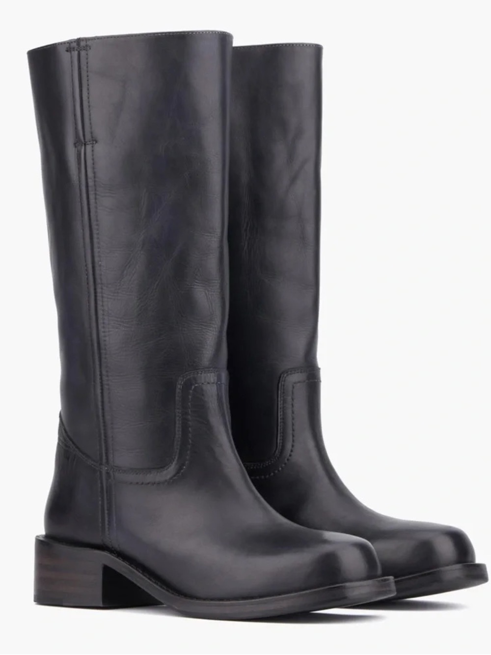Vintage Foundry Co Varana Riding Boots Black Leather Size 6 New